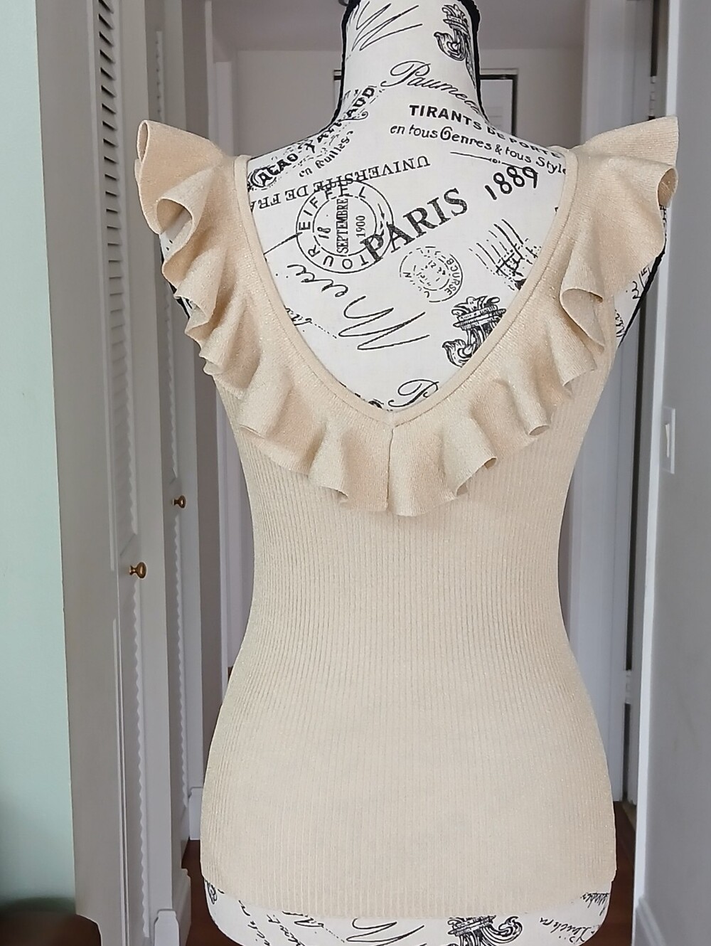 ZIMMERMANN INDRA METALLIC FRILL TOP - Picture 9 of 11